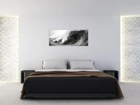 Obraz - Maľba vĺn (120x50 cm)