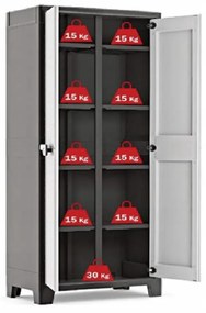 KIS Skriňa TITAN vysoká delená 80 cm Poškodený obal: Nie