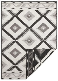 Čierno-krémový vonkajší koberec NORTHRUGS Malibu, 230 x 160 cm