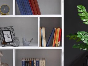 Dizajnová komoda UNA 80 cm biela