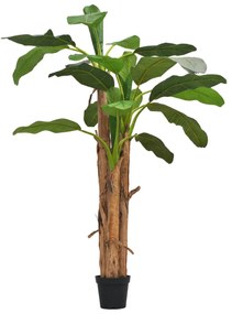 Umelá rastlina, banánovník s kvetináčom, 250 cm, zelená 245948