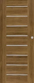 Interiérové ​​posuvné dvere Naturel Perma pravé 80 cm dub poľský s WC zámkom PERMADPL80POWC