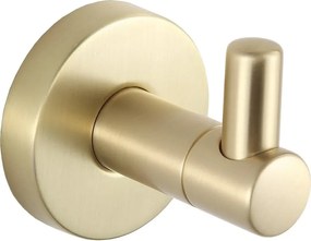 Mexen Remo, 1-háčik na uterák, zlatá matná, 70507351-55