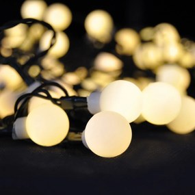 Solight Svetelná vonkajšia reťaz 100 LED s diaľkovým ovládačom, 10 m