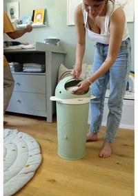 Zelený plastový odpadkový kôš na plienky 25 l Whale – Kindsgut