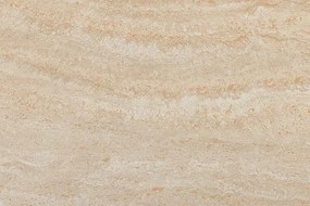 Oválny keramický jedálenský stôl Tavorian 220 cm travertín / šampanský