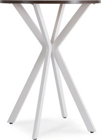 Stôl ERION 60 cm Orech / Biely