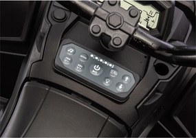 LEAN CARS Štvorkolka na batérie ATV 6 kolies s prívesom JC606 24V 4x4 zelená