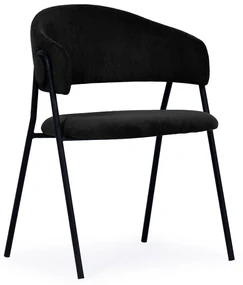 LINA ČALÚNENÁ STOLIČKA black