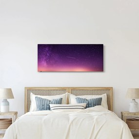 Obraz oblohy s padajúcou hviezdou (120x50 cm)