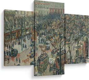 Obraz - Camille Pissarro, Boulevard des Italiens, Morning, Sunlight, reprodukcia (90x60 cm)