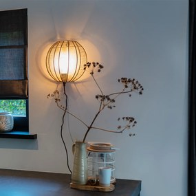 Priemyselná nástenná lampa bronzová s čiernou - Dong