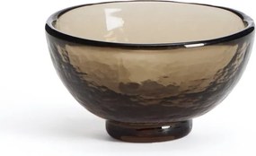 Hnedá sklenená miska Sileia – Kave Home