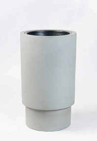 Kvetináč ESCADA, sklolaminát, výška 60 cm, beton design