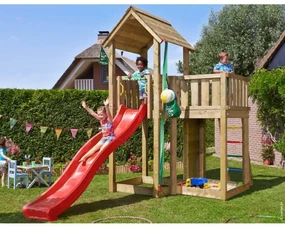 Ihrisko Jungle Mansion so šmykľavkou a modulom Climb frame 2.0