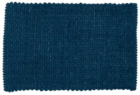 Tmavomodrá textilná kúpeľňová predložka 50x80 cm Covelo – Wenko