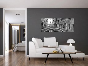 Obraz - Pohľad na Benátky (120x50 cm)