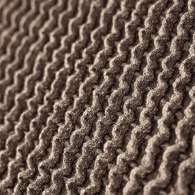 Bielastické poťahy COSTINA oriešková kreslo (š. 60 - 110 cm)