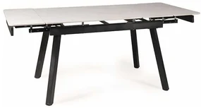 Jedálenský stôl Johanes 150 cm, mramor / čierna