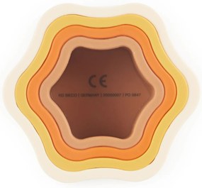 Bieco - Silikónová stohovacia kvetina - Chocolate Bliss