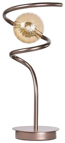 ONLI - Stolná lampa FRIDA 1xG9/10W/230V 42 cm medená