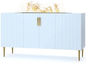 Elektrický krb Prins 1000 baby blue