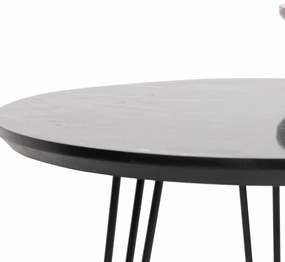 Odkladací stolík Siyah Mermer, 3 ks