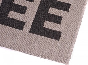 TA Koberec 20220 Strieborná / čierna