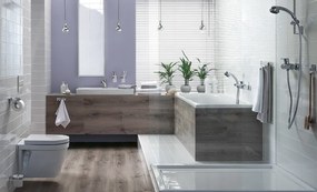 Erga NATURA, dvojitý pohár na zubné kefky, chrómová, ERG-04310