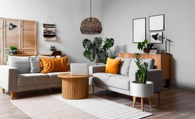 Toolight Toolight, stropné svietidlo 1xE27 APP1292-1CP, hnedá, OSW-02424