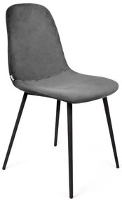 Jedálenská stolička SLANK sivá ALL 977972