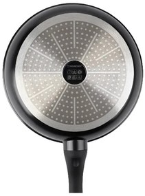 Silvercrest®  Hliníková panvica, Ø 28 cm, čierna + Hliníková panvica, Ø 24 cm, čierna  (800011901)