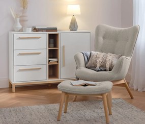 Komoda »Eklund« so zásuvkami a s dvierkami