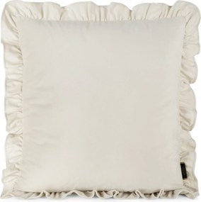 DEKORAČNÁ OBLIEČKA NA VANKÚŠ BRENDA 45X45 CM KRÉMOVÁ