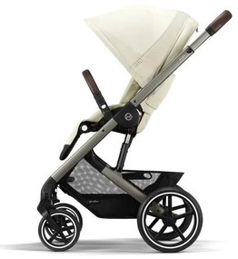 CYBEX športový kočík Balios S Lux - seashell beige (silver frame)