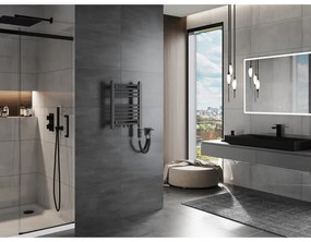 Mexen Mars, elektrické vykurovacie teleso 500 x 400 mm, 300 W, antracitová, W110-0500-400-2300-66