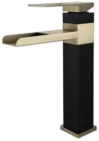 Vodopádová kúpeľňová batéria - Hankir (30cm) Zlato čierna