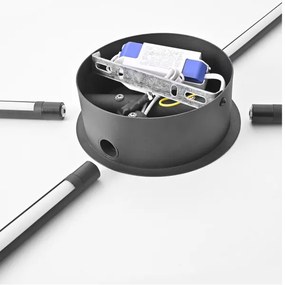 Brilagi - LED Nástenné svietidlo LUGO QUATTRO LED/16W/230V čierna