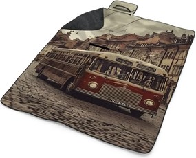 Sablio Plážová deka Historický autobus: 200x140 cm