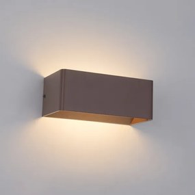 Brilagi - LED Vonkajšie nástenné svietidlo DONNANI LED/7W/230V 20 cm hnedá IP44