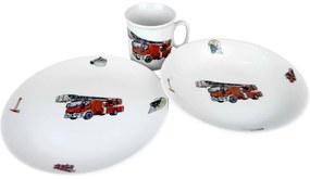Thun 3-dielna detská jedálenská súprava Hasiči