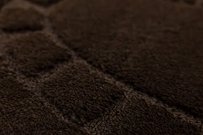 Kúpeľňový koberček Ocean hnedý ovál