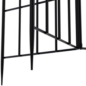 Mriežka na popínavé rastliny Flowton - čierna