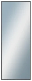 DANTIK - Zrkadlo v rámu, rozmer s rámom 60x160 cm z lišty Hliník grafit drásaná (7269224)