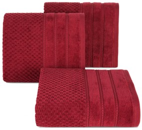 BAVLNENÝ UTERÁK ADORE SADA 6KS 50X90 CM ČERVENÁ