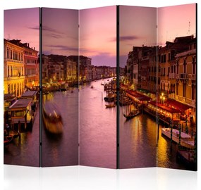 Artgeist Paraván - City of lovers, Venice by night [Room Dividers]