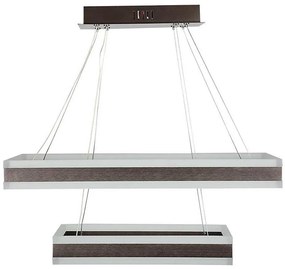LED Stmievateľný luster na lanku LED/113W/230V 3000K hnedá