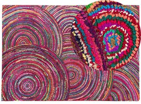 Bavlnený koberec 160 x 230 cm viacfarebný KOZAN Beliani