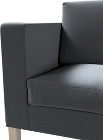Poťah na sedačku Karlanda (pre 2 osoby,krátky) farba produktu sivá látka zamatová