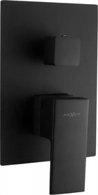 Mexen Uno - Podmietková vaňová-sprchová batéria, čierna, 71435-70